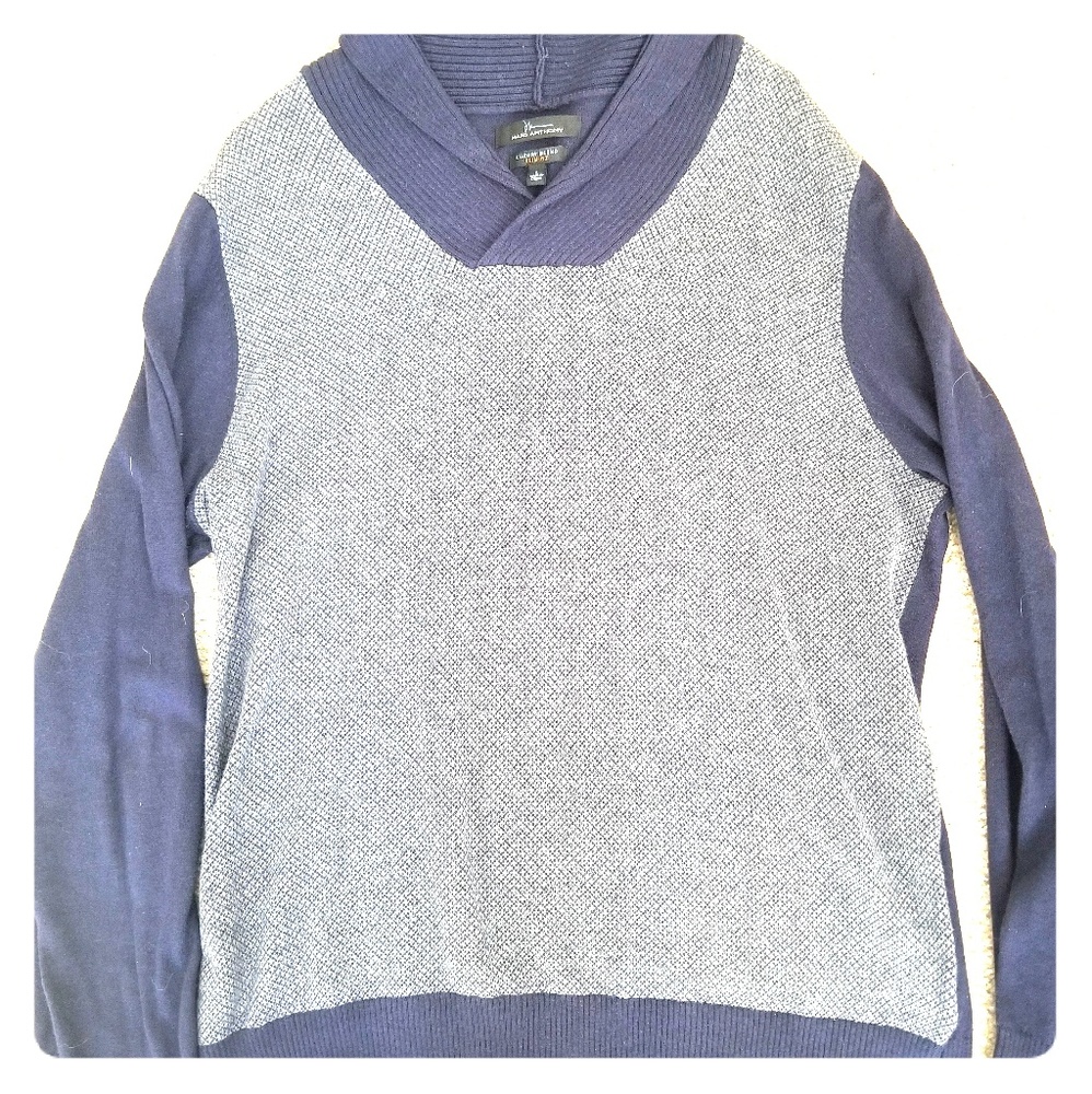 Shawl collar sweater